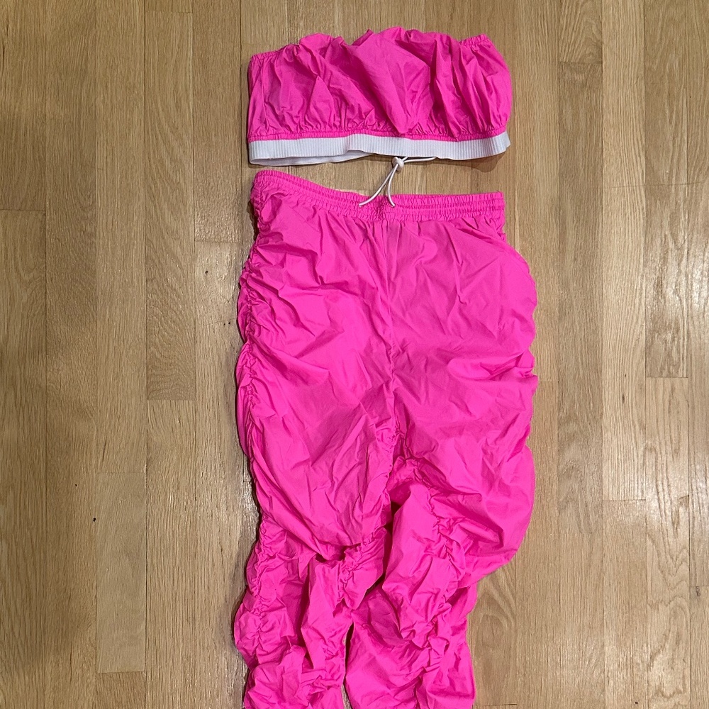 Pink swishy coord